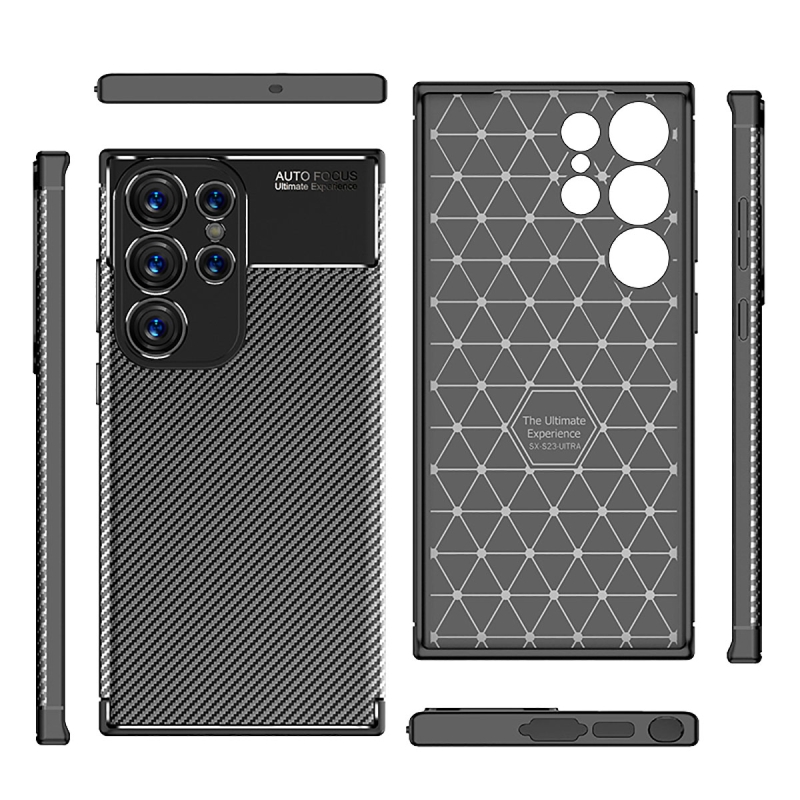 Galaxy S23 Ultra Case Zore Negro Silicon Cover - 2