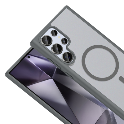 Galaxy S23 Ultra Kılıf M-safe Şarj Özellikli Zore Babet Kapak - 10