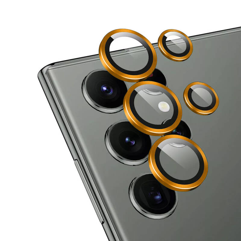 Galaxy S23 Ultra Zore CL-12 Premium Safir Parmak İzi Bırakmayan Anti-Reflective Kamera Lens Koruyucu - 1