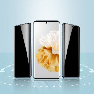 Galaxy S23 Ultra Zore Kolay Uygulama Aparatlı Privacy Easy Body Hayalet Ekran Koruyucu - 3