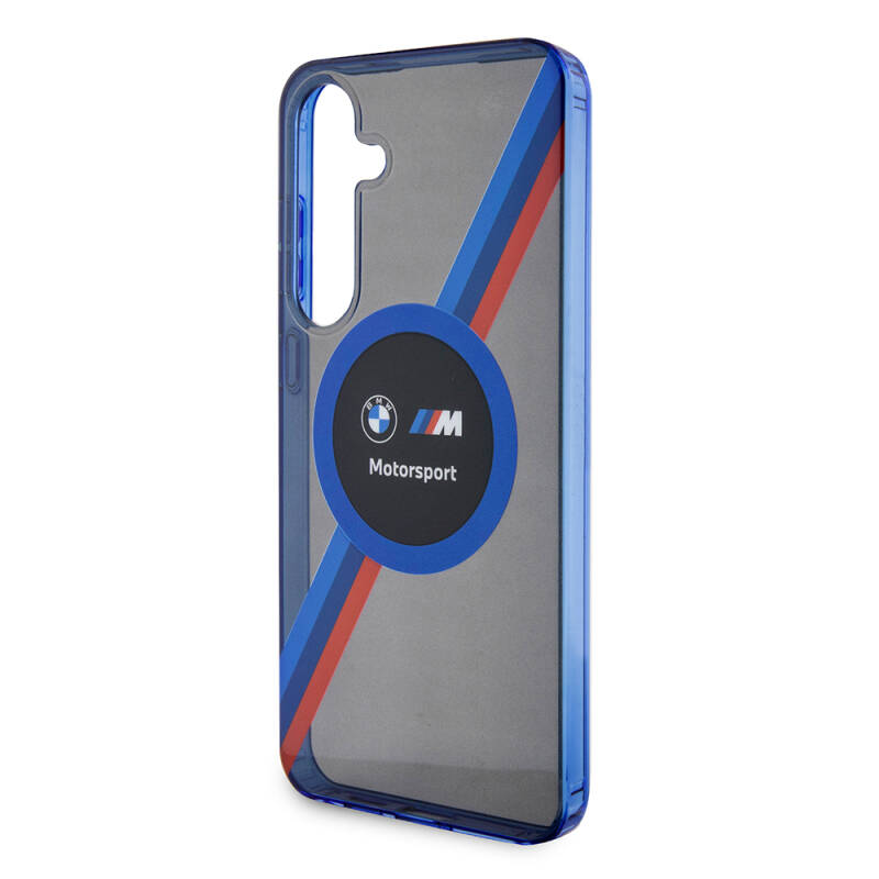 Galaxy S24 Case BMW Original Licensed M Logo Three Color Striped Motorsport Circle Cover - 6