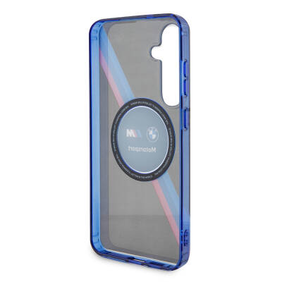 Galaxy S24 Case BMW Original Licensed M Logo Three Color Striped Motorsport Circle Cover - 7