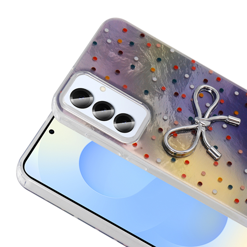 Galaxy S24 Case Camera Protection Figured Zore Ponti Silicone Cover - 9