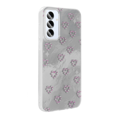 Galaxy S24 Case Camera Protection Figured Zore Ponti Silicone Cover - 12