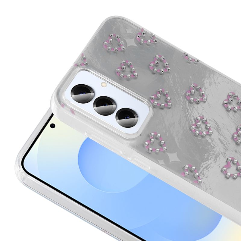 Galaxy S24 Case Camera Protection Figured Zore Ponti Silicone Cover - 13