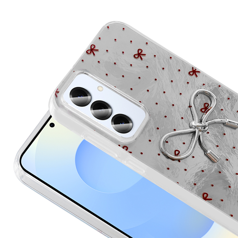 Galaxy S24 Case Camera Protection Figured Zore Ponti Silicone Cover - 11
