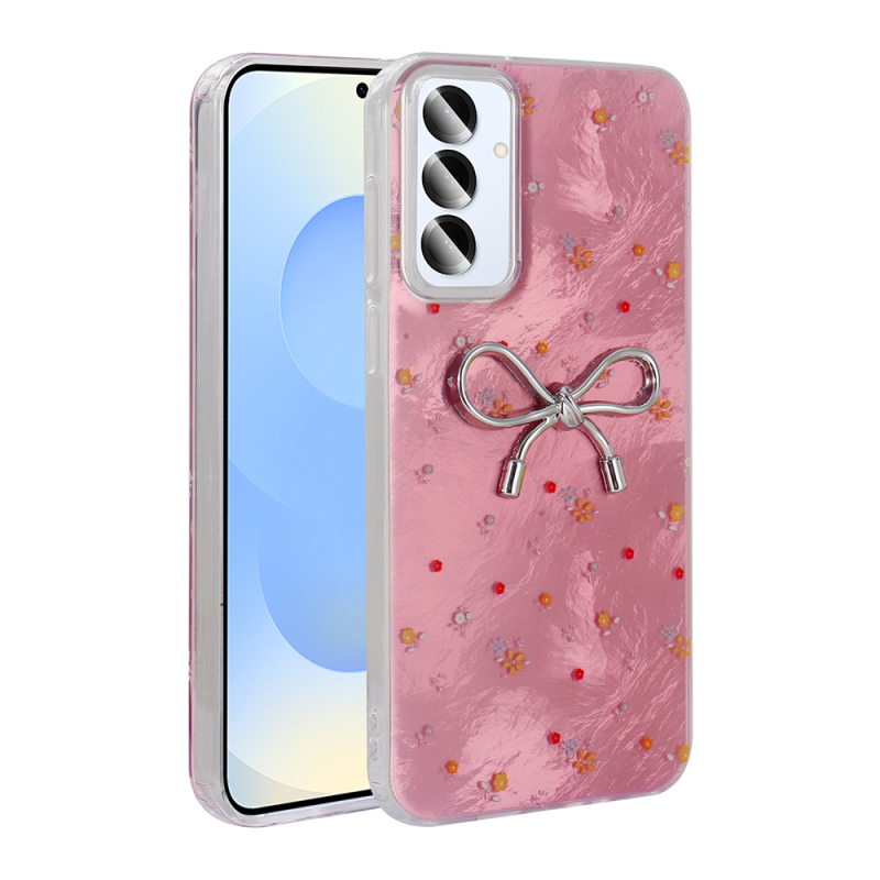 Galaxy S24 Case Camera Protection Figured Zore Ponti Silicone Cover - 3