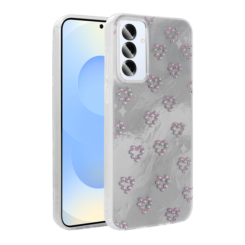 Galaxy S24 Case Camera Protection Figured Zore Ponti Silicone Cover - 4