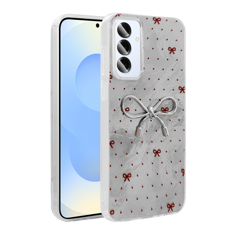 Galaxy S24 Case Camera Protection Figured Zore Ponti Silicone Cover - 5