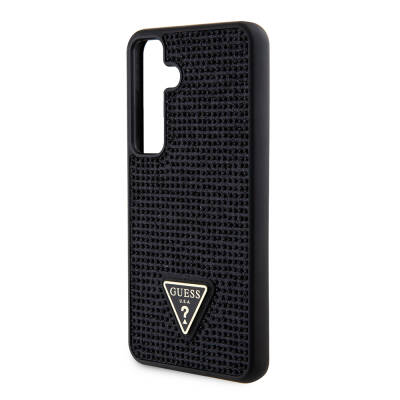 Galaxy S24 Case Guess Original Licensed Stone Back Cover with Triangle Logo - 5