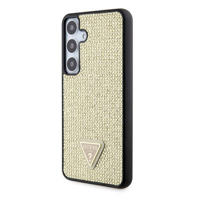 Galaxy S24 Case Guess Original Licensed Stone Back Cover with Triangle Logo - 17