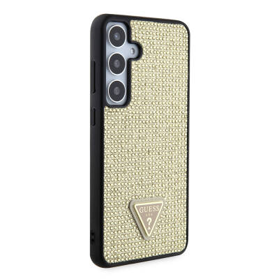 Galaxy S24 Case Guess Original Licensed Stone Back Cover with Triangle Logo - 19