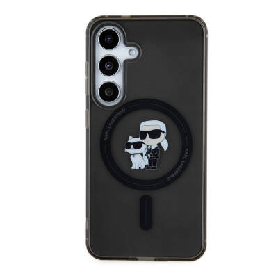 Galaxy S24 Case Karl Lagerfeld Original Licensed Karl & Choupette IML Printed Cover with Magsafe Charging Feature - 8