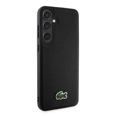 Galaxy S24 Case Lacoste Original Licensed PU Pique Pattern Back Cover with Iconic Crocodile Woven Logo - 4
