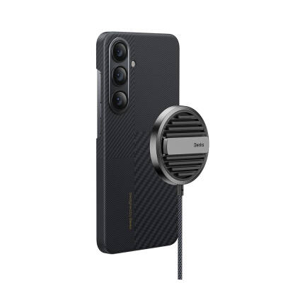 Galaxy S24 Case M-safe Charging Feature Carbon Fiber Benks Montage ArmorAir Kevlar Cover - 3