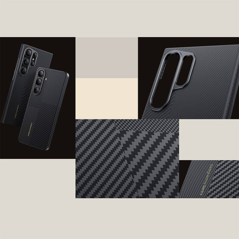 Galaxy S24 Case M-safe Charging Feature Carbon Fiber Benks Montage ArmorAir Kevlar Cover - 8