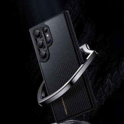 Galaxy S24 Case Magsafe Charging Featured Carbon Fiber Benks Montage Hybrid ArmorPro Kevlar Cover - 5