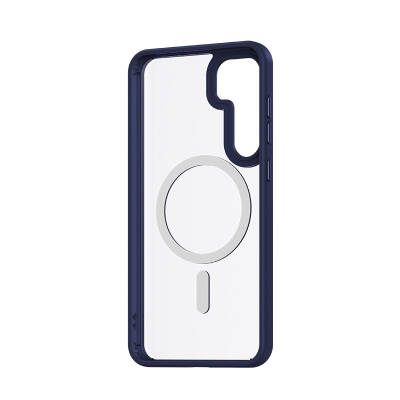 Galaxy S24 Case Magsafe Charging Featured Transparent Back Surface Benks MagClap TPU Frame Cover - 12