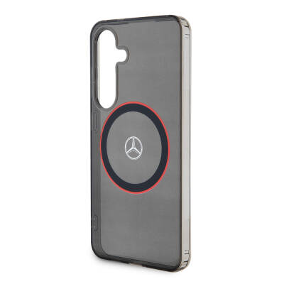 Galaxy S24 Case Mercedes Benz Original Licensed Red Ring Cover with Magsafe Charging Feature and IML Star Logo - 5