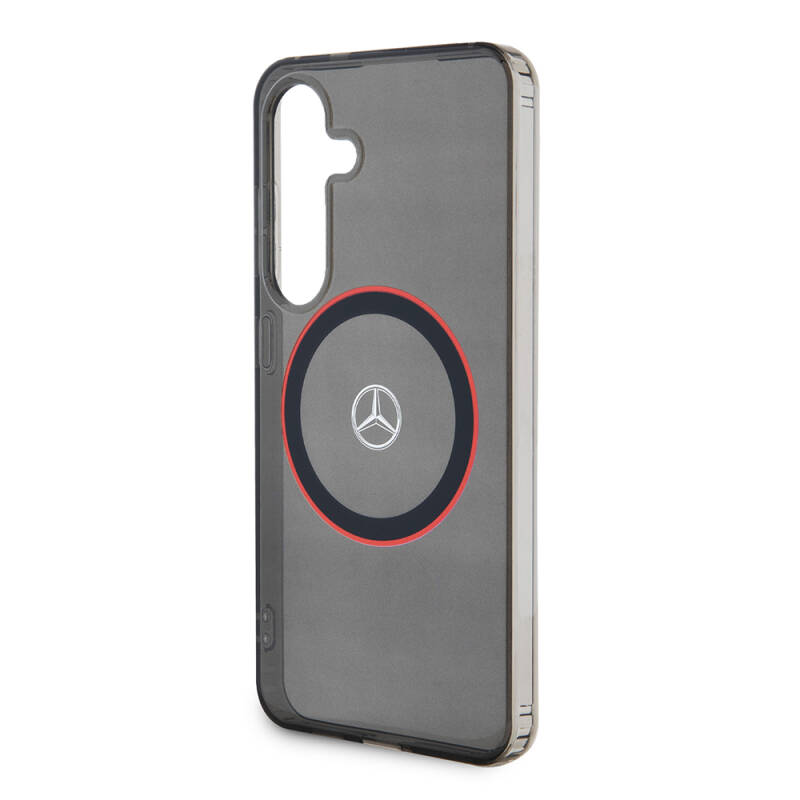 Galaxy S24 Case Mercedes Benz Original Licensed Red Ring Cover with Magsafe Charging Feature and IML Star Logo - 5