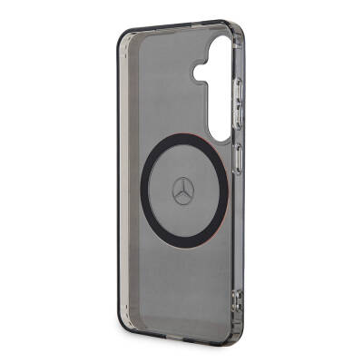 Galaxy S24 Case Mercedes Benz Original Licensed Red Ring Cover with Magsafe Charging Feature and IML Star Logo - 6