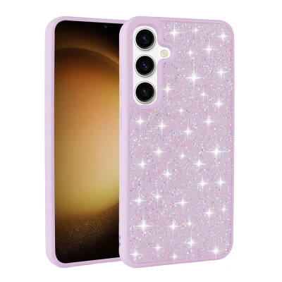 Galaxy S24 Case Shiny Stone Design Zore Diamond Cover - 2