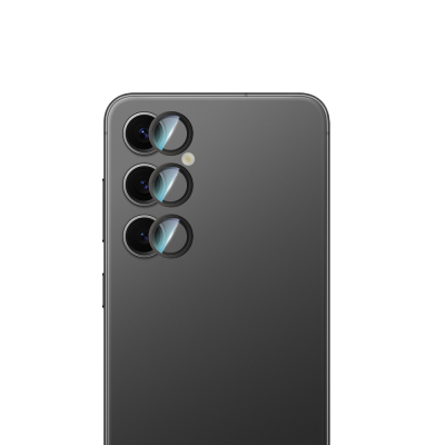 Galaxy S24 CaseWorld Alloy Serisi Oleofobik Anti Reflective Kamera Lens Koruyucu - 2