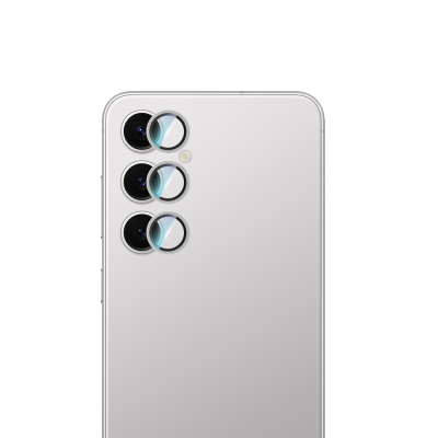 Galaxy S24 CaseWorld Alloy Serisi Oleofobik Anti Reflective Kamera Lens Koruyucu - 3
