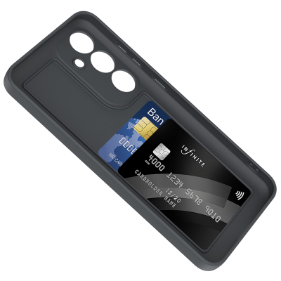 Galaxy S24 FE Case Camera Protection Card Holder Zore Vitra Cover - 19