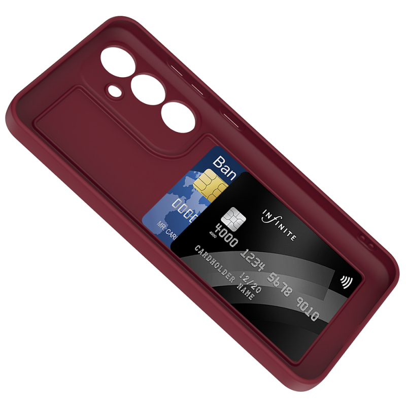 Galaxy S24 FE Case Camera Protection Card Holder Zore Vitra Cover - 11