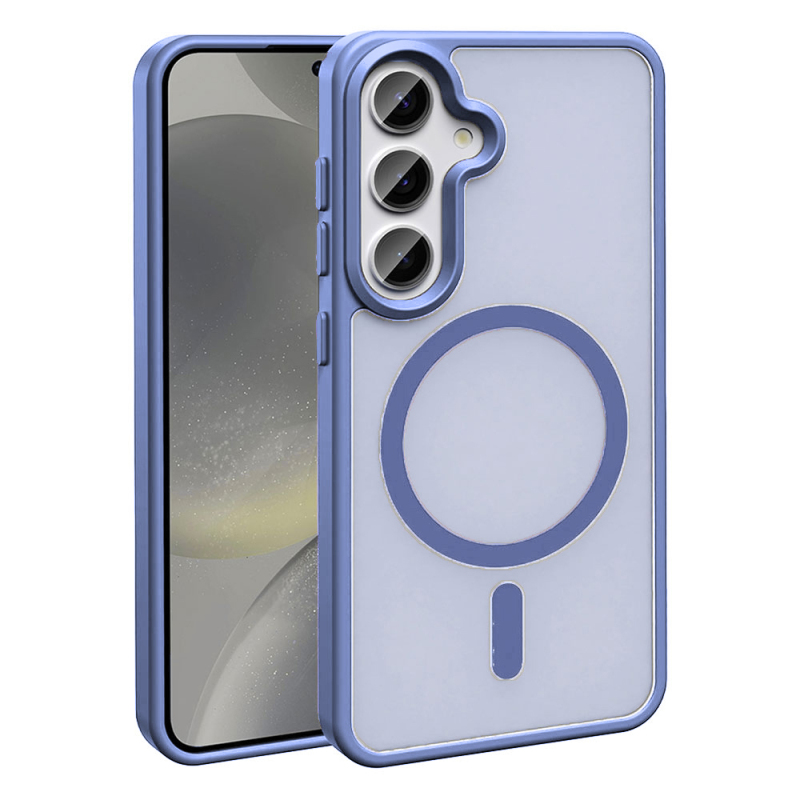 Galaxy S24 FE Case Magsafe Charging Featured Matte Back Surface Zore Sio Cover - 5