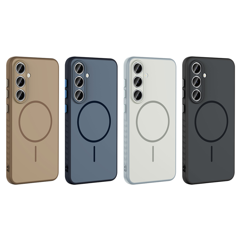 Galaxy S24 FE Case Zore Tea Cover with M-safe Charging Feature - 14