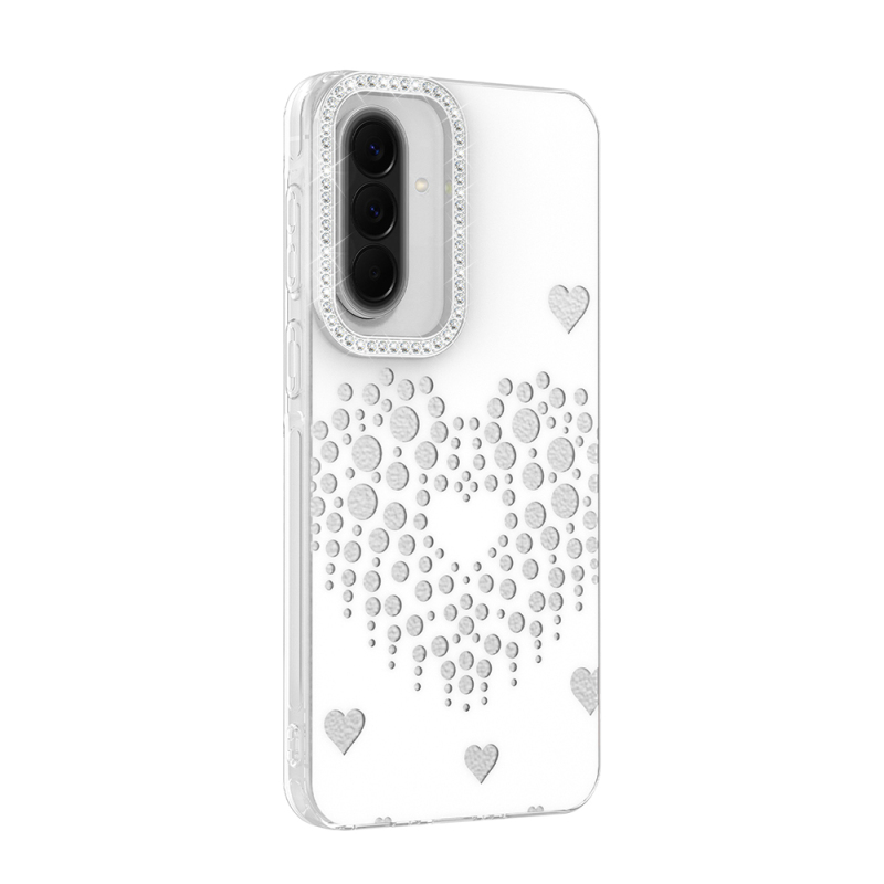 Galaxy S24 FE Kılıf Damla Taşlı Zore Rivas Sert PC Kapak - 9