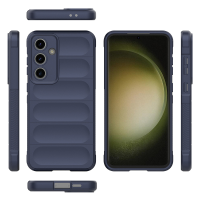 Galaxy S24 FE Kılıf Esnek TPU Oyuklu Arka Yüzey Tasarımlı Zore Etnik Silikon Kapak - 10