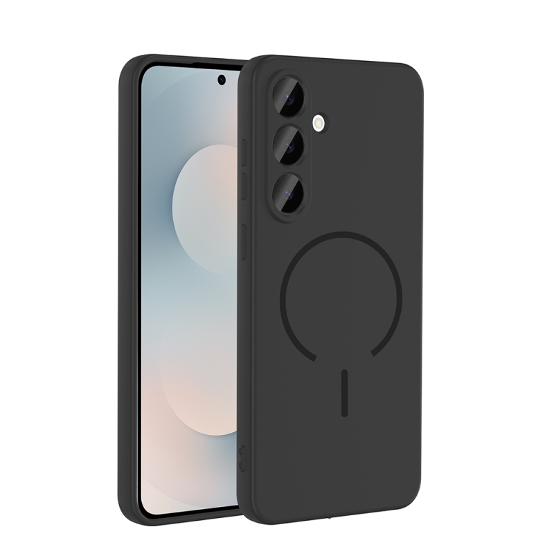 Galaxy S24 FE Kılıf M-safe Şarj Özellikli Zore Meta Kapak - 8