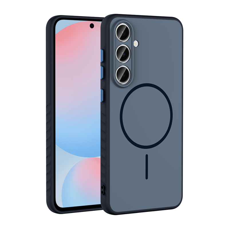 Galaxy S24 FE Kılıf M-safe Şarj Özellikli Zore Tea Kapak - 3