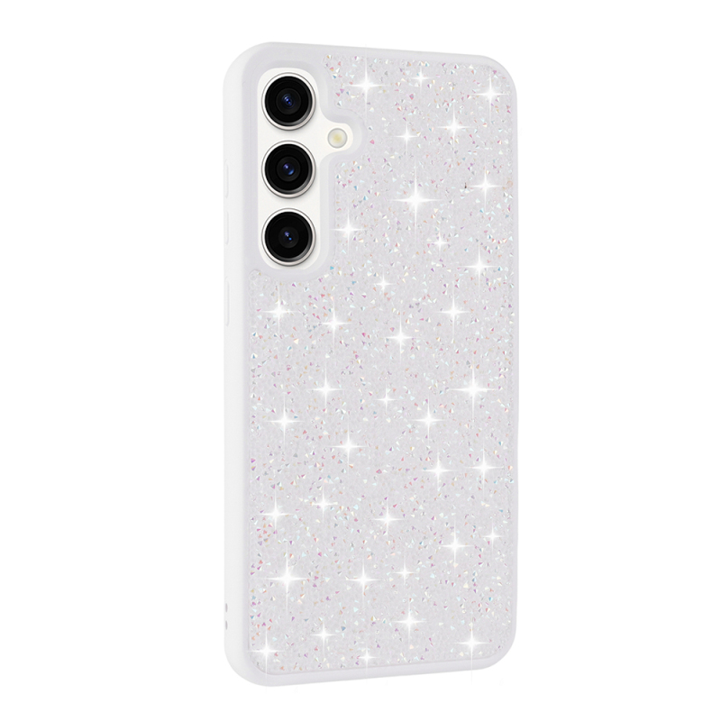 Galaxy S24 FE Kılıf Parlak Taşlı Tasarım Zore Pırlanta Kapak - 13