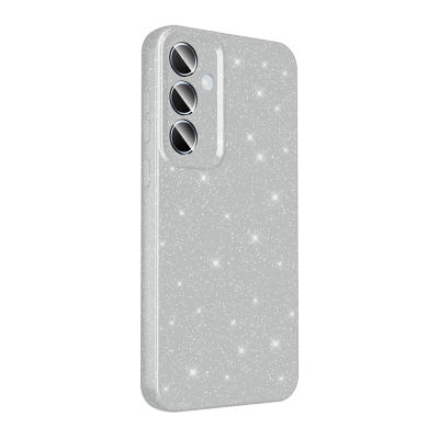 Galaxy S24 Plus Case Camera Protected Silvery Luxury Zore Koton Cover - 14
