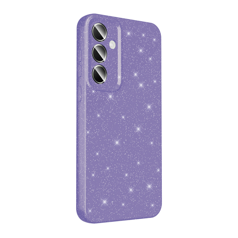 Galaxy S24 Plus Case Camera Protected Silvery Luxury Zore Koton Cover - 13