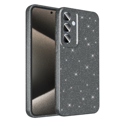 Galaxy S24 Plus Case Camera Protected Silvery Luxury Zore Koton Cover - 6