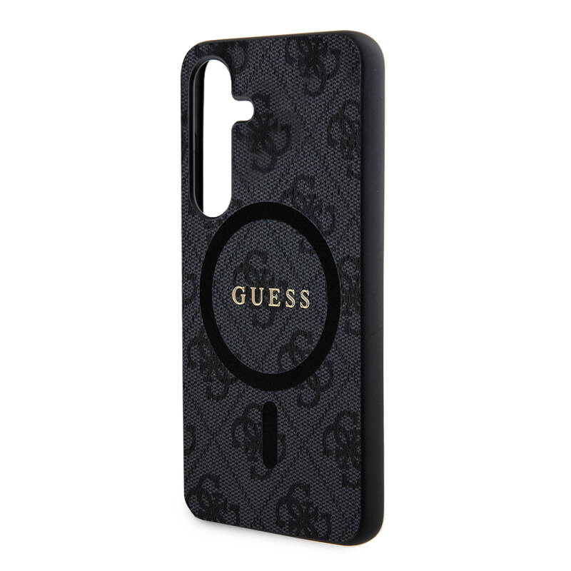 Galaxy S24 Plus Case Guess Original Licensed Magsafe Charging Featured 4G Patterned Text Logo Cover - 6