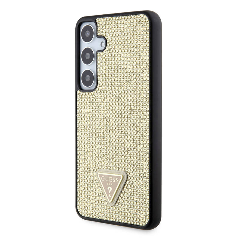 Galaxy S24 Plus Case Guess Original Licensed Stone Back Cover with Triangle Logo - 10
