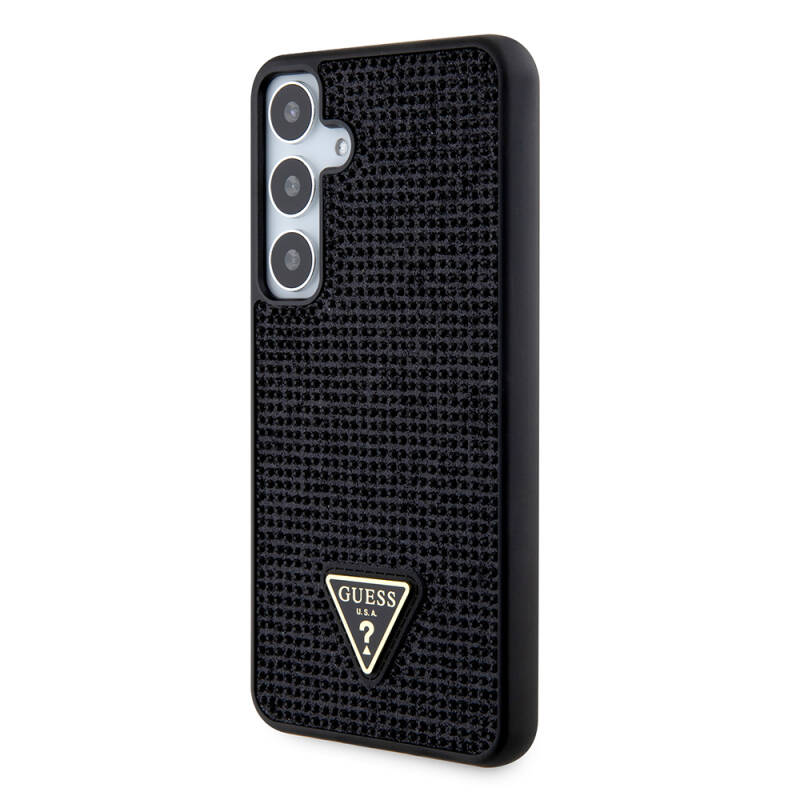 Galaxy S24 Plus Case Guess Original Licensed Stone Back Cover with Triangle Logo - 18