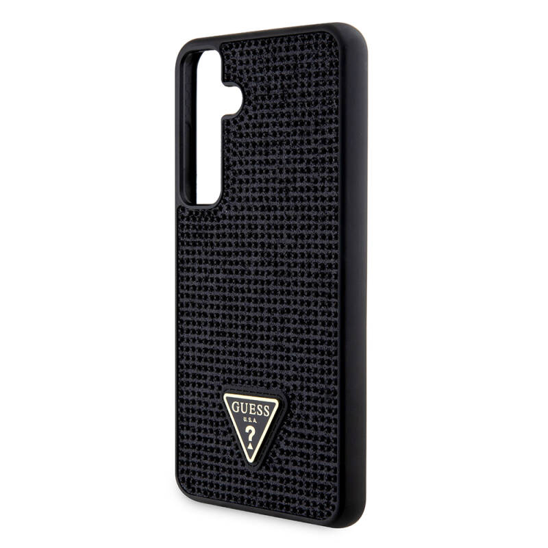 Galaxy S24 Plus Case Guess Original Licensed Stone Back Cover with Triangle Logo - 21