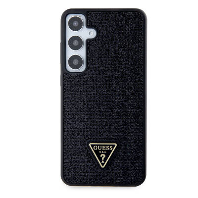 Galaxy S24 Plus Case Guess Original Licensed Stone Back Cover with Triangle Logo - 24