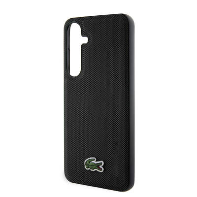 Galaxy S24 Plus Case Lacoste Original Licensed PU Pique Pattern Back Cover with Iconic Crocodile Woven Logo - 15