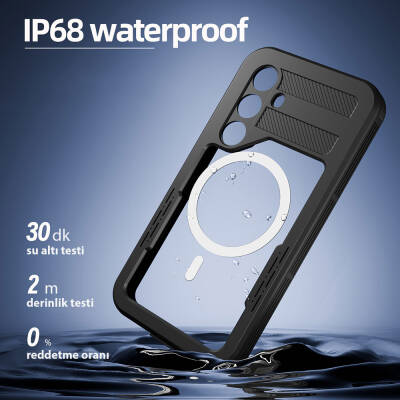 Galaxy S24 Plus Case Magsafe Charging Feature 1-1 Waterproof Case - 11