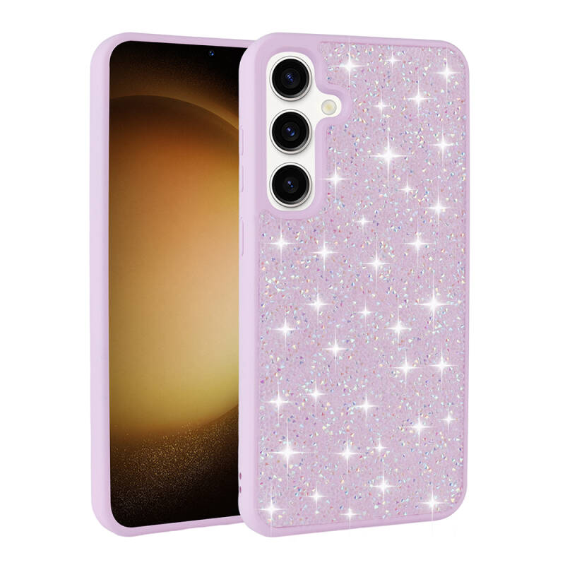 Galaxy S24 Plus Case Shiny Stone Design Zore Diamond Cover - 2