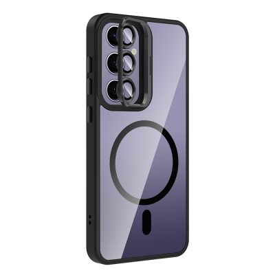 Galaxy S24 Plus Case Stand Camera Lens Gift M-Safe Charging Feature Zore Etro Cover - 12