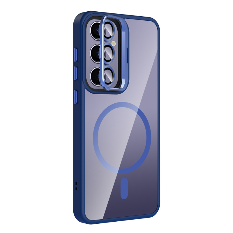 Galaxy S24 Plus Case Stand Camera Lens Gift M-Safe Charging Feature Zore Etro Cover - 14